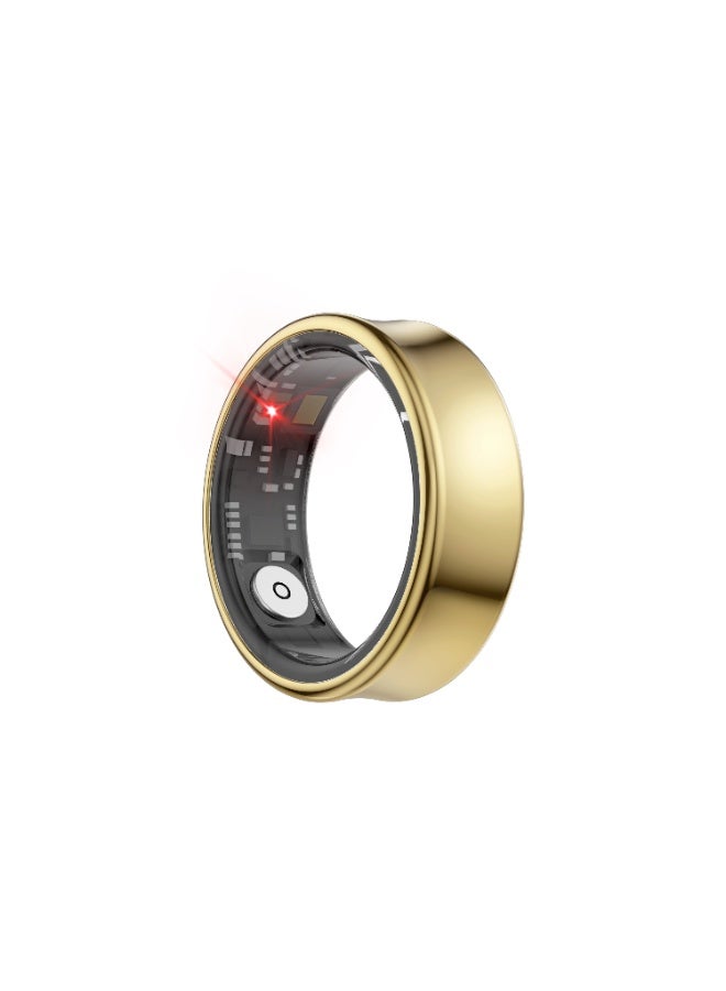 general Smart Ring for Heart Rate, Blood Oxygen, Sleep Monitoring, all Weather Motion Calculation, 24-hour Health Monitoring, Protect Your Health, Lightweight and Comfortable, 5ATM Waterproof, Photo Control, Hand Gestures Browse Tiktok, Gold No.Y - Image 3